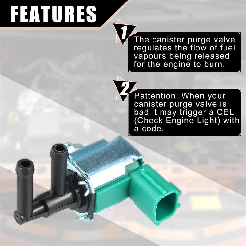 Válvula Solenoide de Purga do Cânister de Vapor 14933-0Z80A K5T48181 K5T48381 Para Nissan 240Sx Altima Pathfinder Maxima Xterra Peças Automotivas