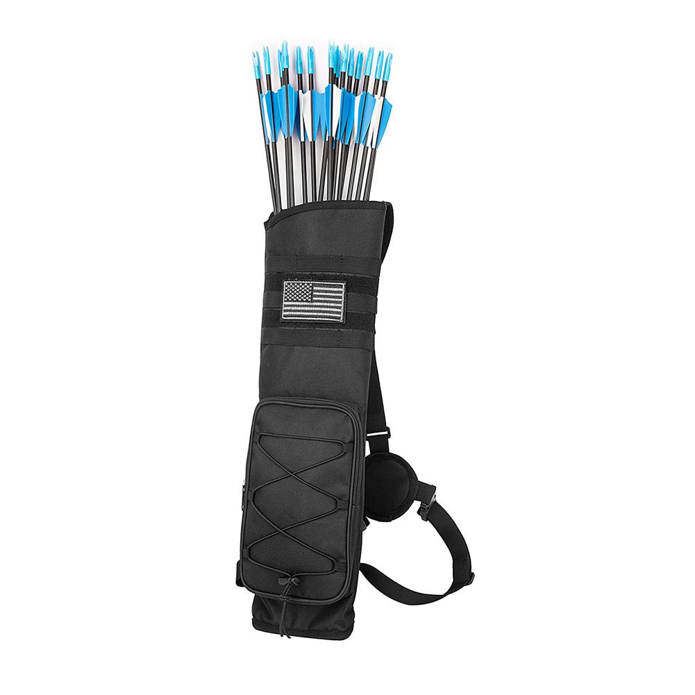 Archery Quiver Bag Bottom Thickening Compound Recurve Bow Holder Adjustable Strap for Outdoor Archery Hunting Accessories