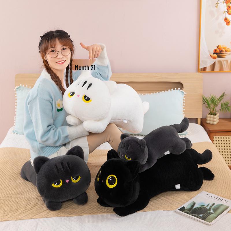Cute Cat Headboard Pillow: Decorative Backrest & Birthday Gift Ornament