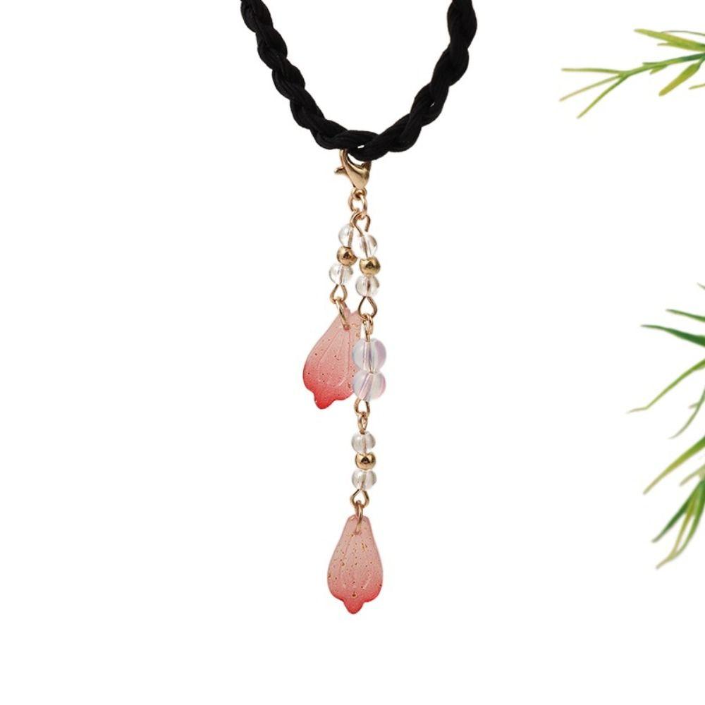 Tassel Hanfu Tassel Headwear Hair Band Weave Hair Rope Retro Chinese Style Rubber Band  Hair Band