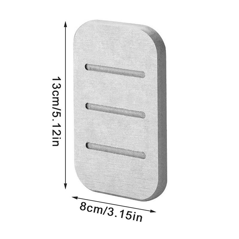 Diatom Mud Soap Dish Quick-Dry Pad Bathroom Countertop Soap Toiletries Absorbent Mat Rectangular Soap Holder Bathroom Supplies