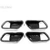 Car Accessories Fit for Nissan Sentra 2020 2021 2022 2023 2024 2025 Interior Door Handle Bowl Decor Sticker Cover Trim (Carbon Fiber) 4PCS ABS