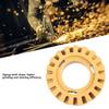 100mm 4in Grinding and Polishing Zigzag Teeth Shape Rubber Wheel Eraser(Shank)