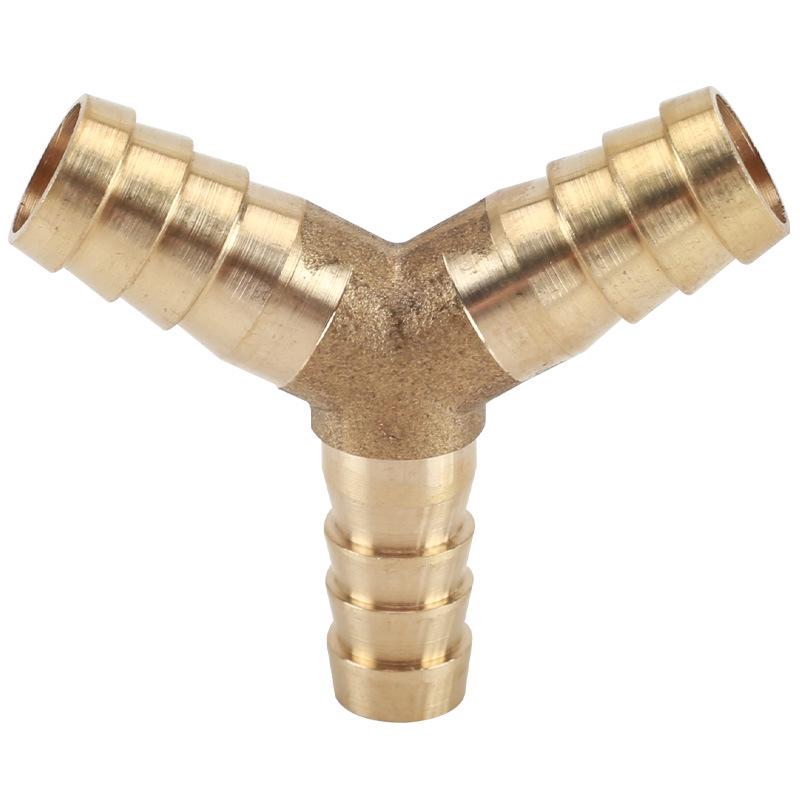 Copper Y-Type Reducing Tee Connector for Soft Water, Oil, and Air Pipes (Sizes 4, 6, 8, 10, 12)