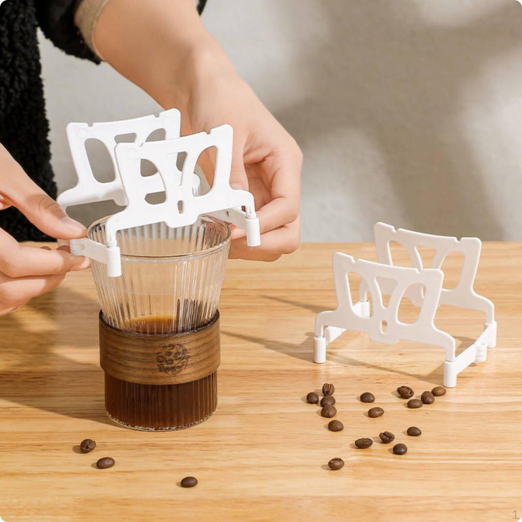 Hanging Coffee Filter Holder Minimalist Household Kitchen Tool Polished Finish