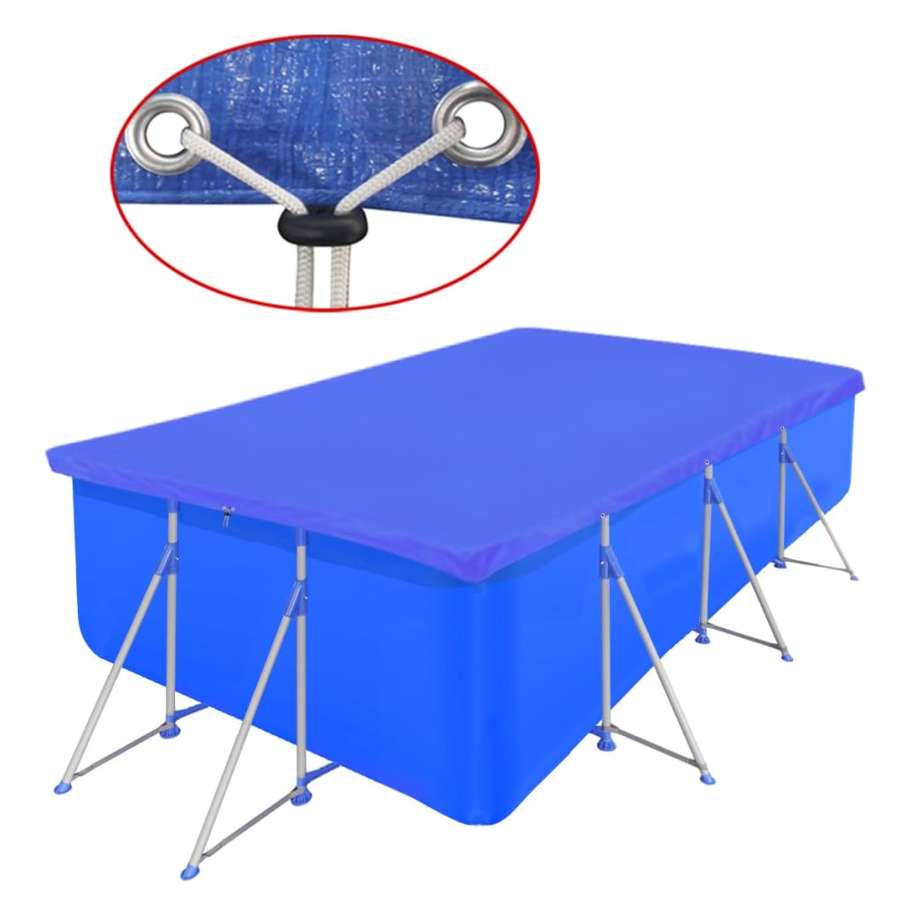 Poolabdeckung PE Rechteckig 90 g m² 400 x 207 cm