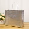 Waterproof Embossed Non-woven Fabric Grocery Bag Film Coated Laser Bag Takeaway Bag Shopping Pouch Eco Bag Shopping Bags