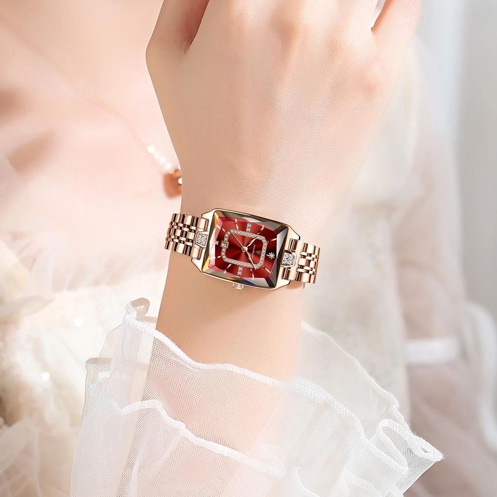 POEDAGAR Women Watch Waterproof Date Fashion Women's Watches Luxury Stainless Steel Quartz Ladies Wristwatch