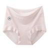 Plus Size Antibacterial Lyocell High-Waisted Seamless Tummy Control Silk Panties
