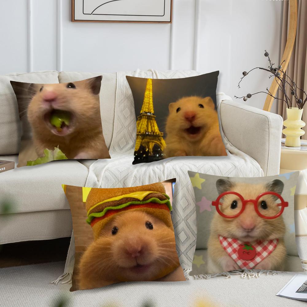 Kawaii Mouse cushion cover For Pillow Printing Sofa Decoration Home Car Room Coffee Shop Office Nordic Simplicity