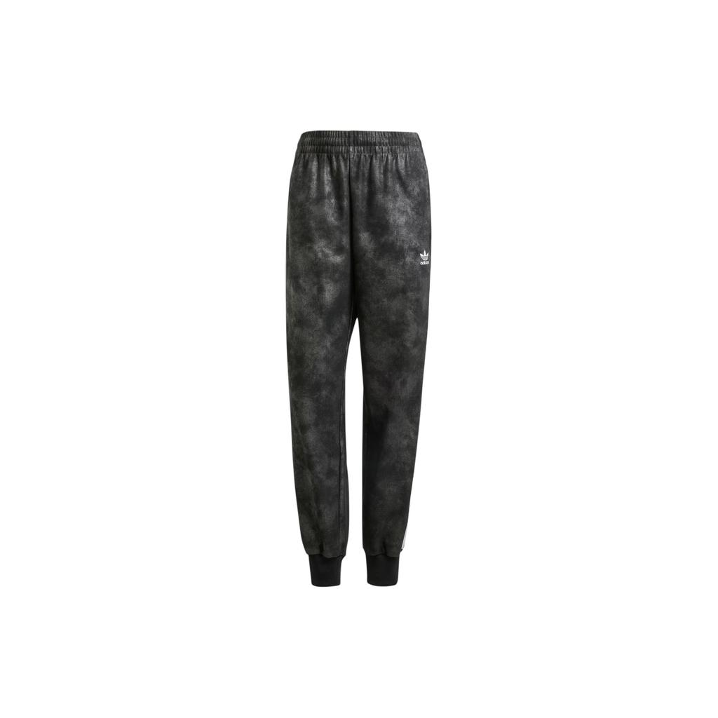 Adidas Originals Premium Sst Luxe Track Pants Tie-Dye Print Women Bottoms Black IY8055