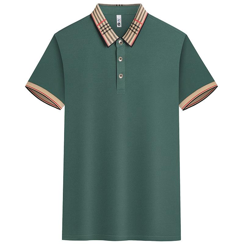 Summer Men's Short-sleeved Polo Shirt Business Casual Light Luxury Lapel T-shirt Breathable Casual Versatile Top