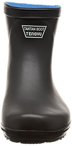 Fuji Glove Industry 9962 Men's Short Rain Boots, Black, Size L (25.5-26.0cm)