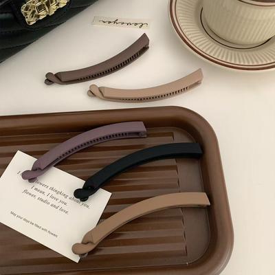 5 Stück/4 Stück matte Bananenklemme vertikale Klemme Haarspange am Hinterkopf, neue Haarnadel nahtlose Pferdeschwanzklemme Kopfschmuck