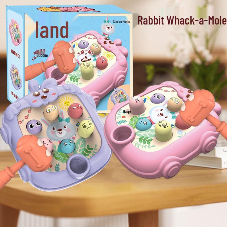 Global Whack-a-Mole Game: Fun Cartoon Toy for Kids' Early Education and Puzzle Thinking Training