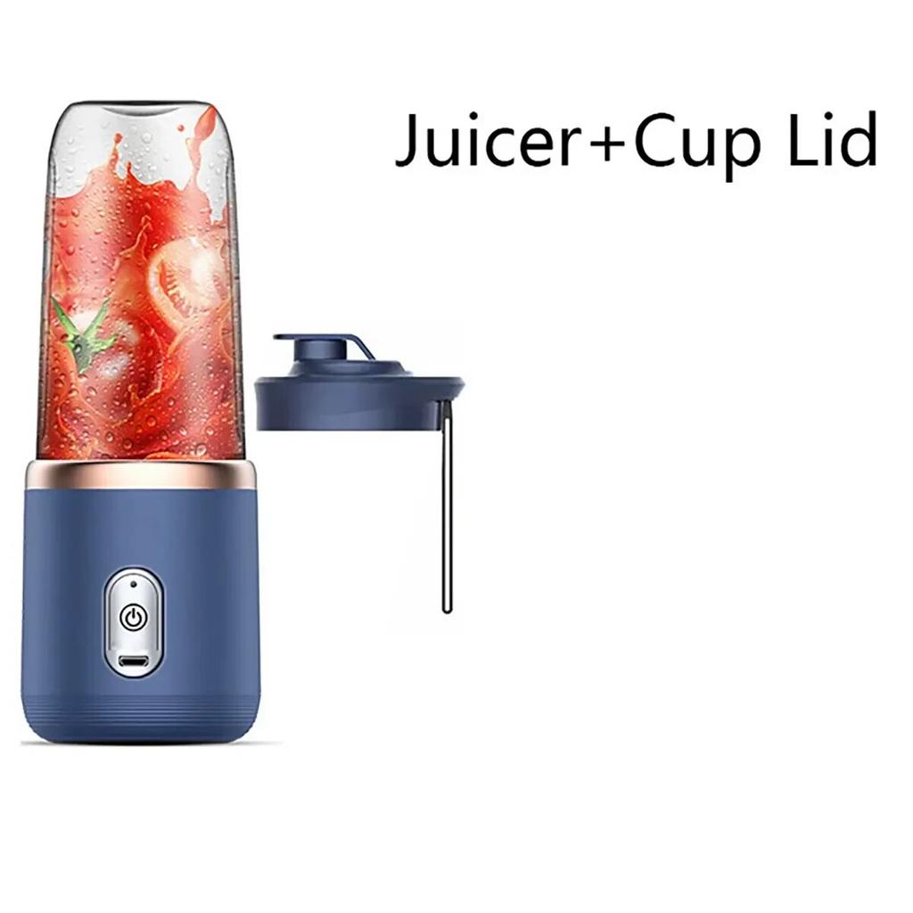 Portable Blender Bottle Electric 6 Blades Multifunction Juice Blender Fresh Juice Smoothie Blender Ice CrushCup Food Processor