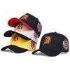 Casquettes de Baseball Unisexes Broderie Lettre Gothique B Côté Baie Mfgco Printemps et Automne Extérieur Réglable Chapeaux Décontractés Chapeau Pare-Soleil