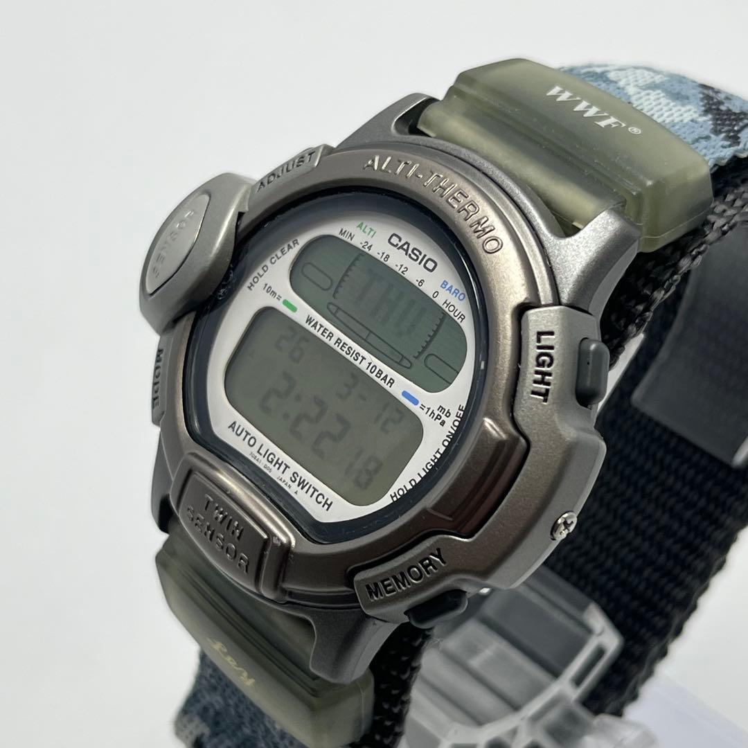 Б/у Редкие Casio Protrek PRL-20 1678 WWF Panda Снятая с производства модель