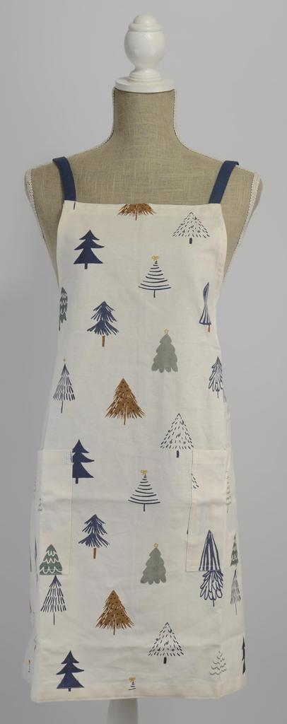 Friends Hill Leuchtender Baum Kurze Schürze Beige YW-267-20