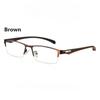 Sun Photochromic Myopia Eyeglasses Optical Men Student Finished Myopia Eyewear Prescription Glasses Frame Half Rim -1.0 -4.0