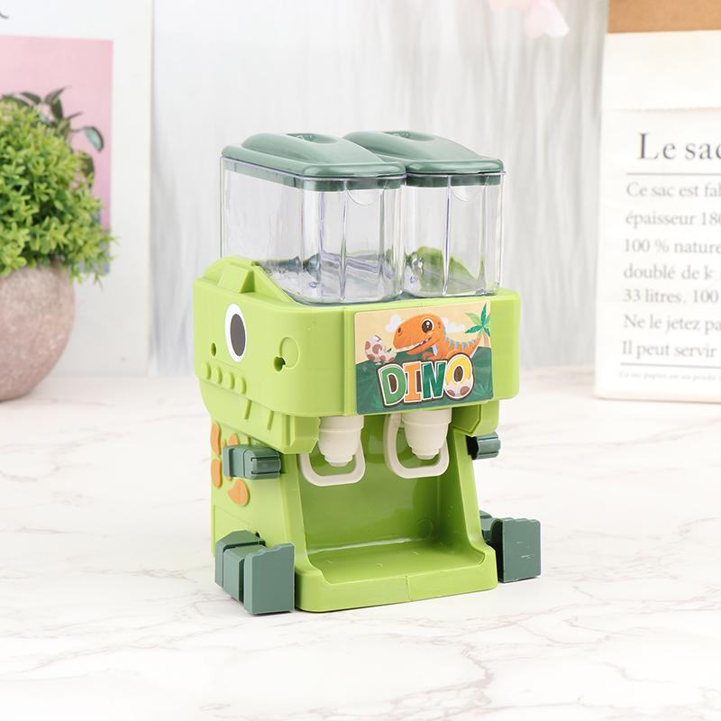 

Мультяшный динозавр, игрушечный диспенсер для воды, милый фонтанчик для питья сока и молока, имитация кухонной игрушки, машина для питья для детей зелёный