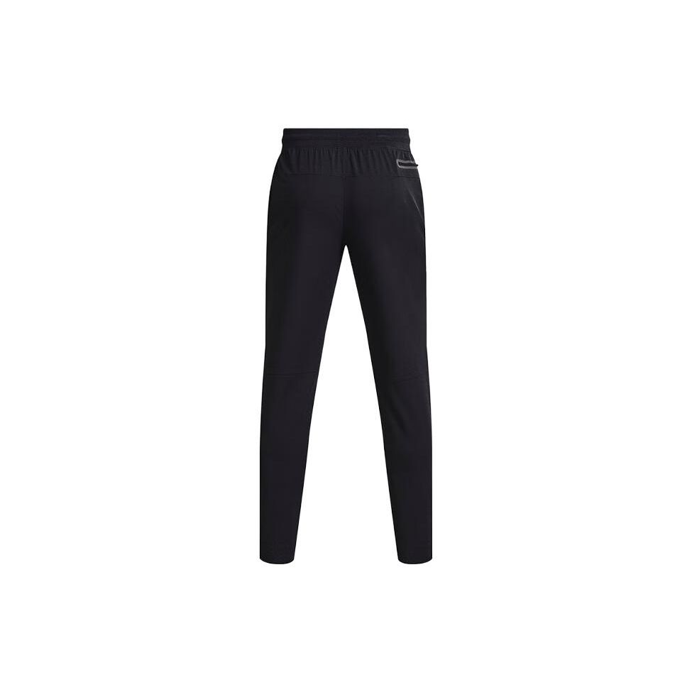 Under Armour Solid Color Loose Pocket Casual Pants Men bottoms Black 1373863-001