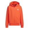 Warding Pack Loose Fit French Terry Full Zip Hoodie for Kids KPX95 Bright Red (JP4922)