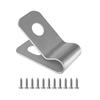 100 Pieces Corrosion Resistant Stainless Steel Wire Fence Clips For Enhancing Stability In Garden And Farm Setting