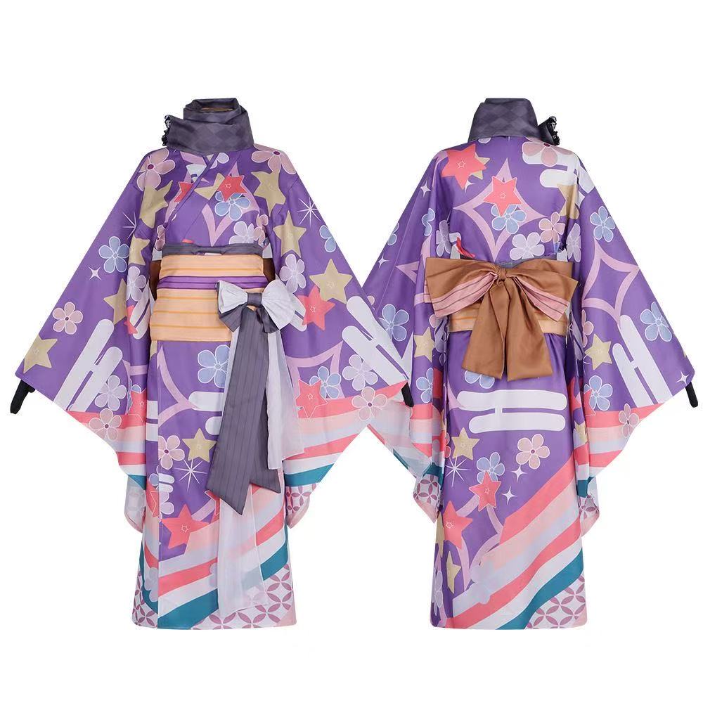 Puella Magi Madoka Magica Kaname Madoka Cosplay Kimono Anime Carnival