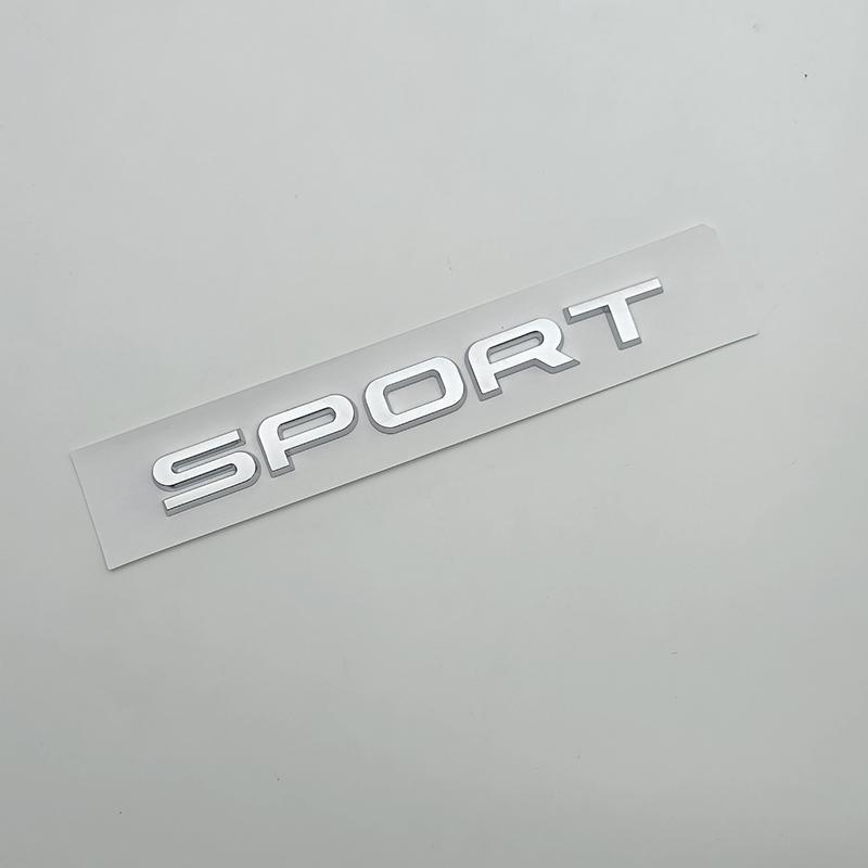 3d ABS Logo Sport Emblem Letters Car Trunk Badge For Evoque Discovery SVR L494 494 L320 Sport Sticker Accessories