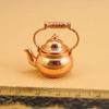 Retro Miniature Kettle Open Lid Toy 1/12 Scale Dollhouse Fairy Doll Home Decor