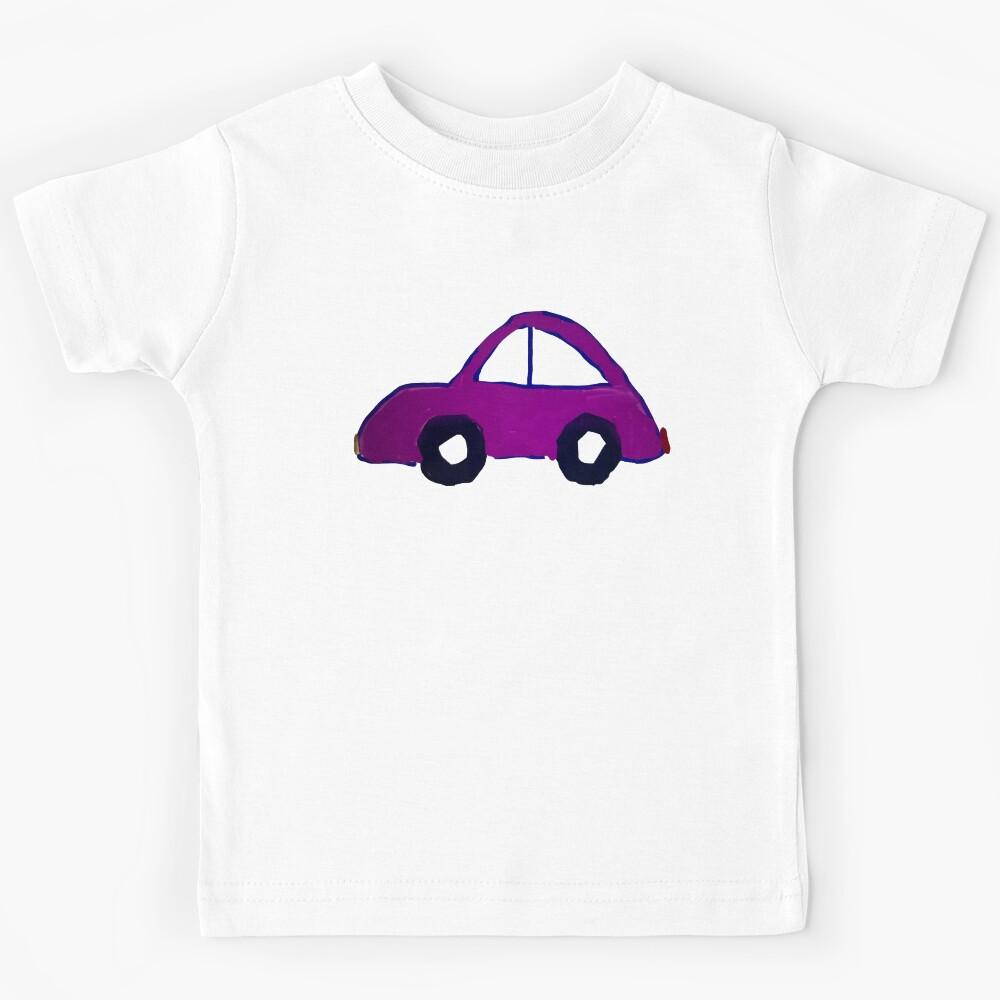 Purple car Kids T-Shirt 100