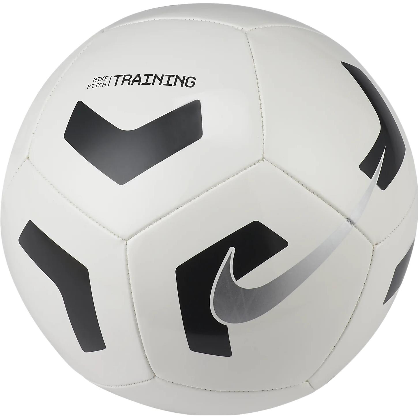 Nike Size 5 Ball Soccer Ball Pu Machine Stitched Soccer Ball Unisex White/Black/Silver CU8034100 Size 5 Ball