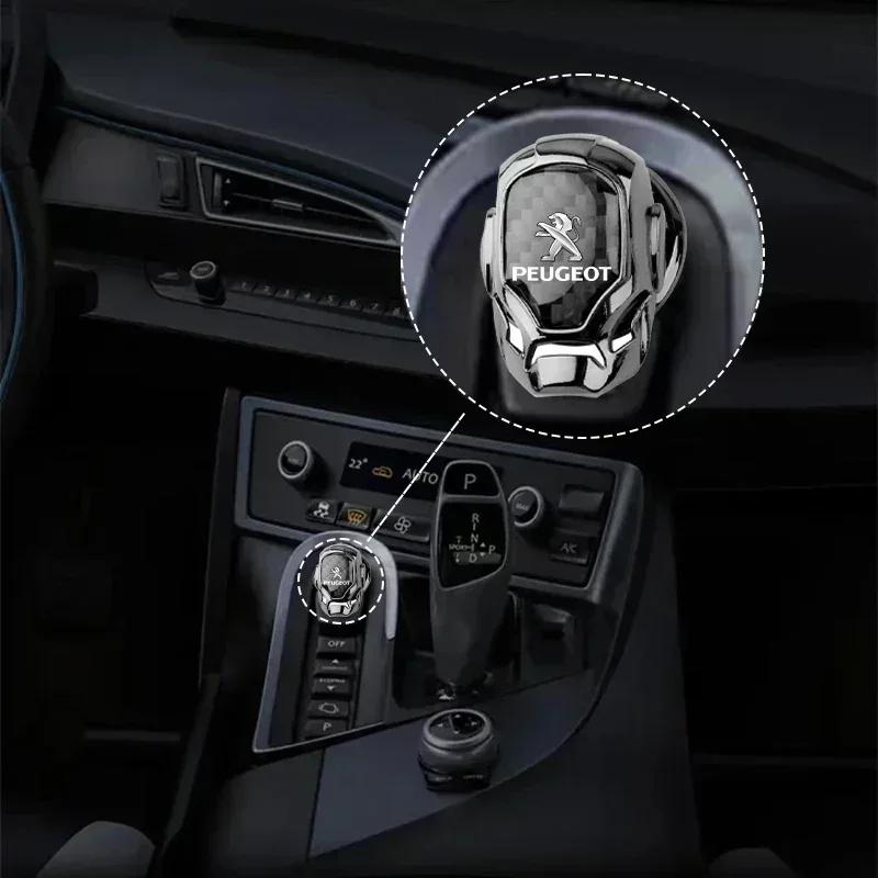 Car Sticker Car One-Click Start Button Cover Decoration Sticker Protection Cover For Peugeot 206 308 307 208 207 3008 2008 508 4