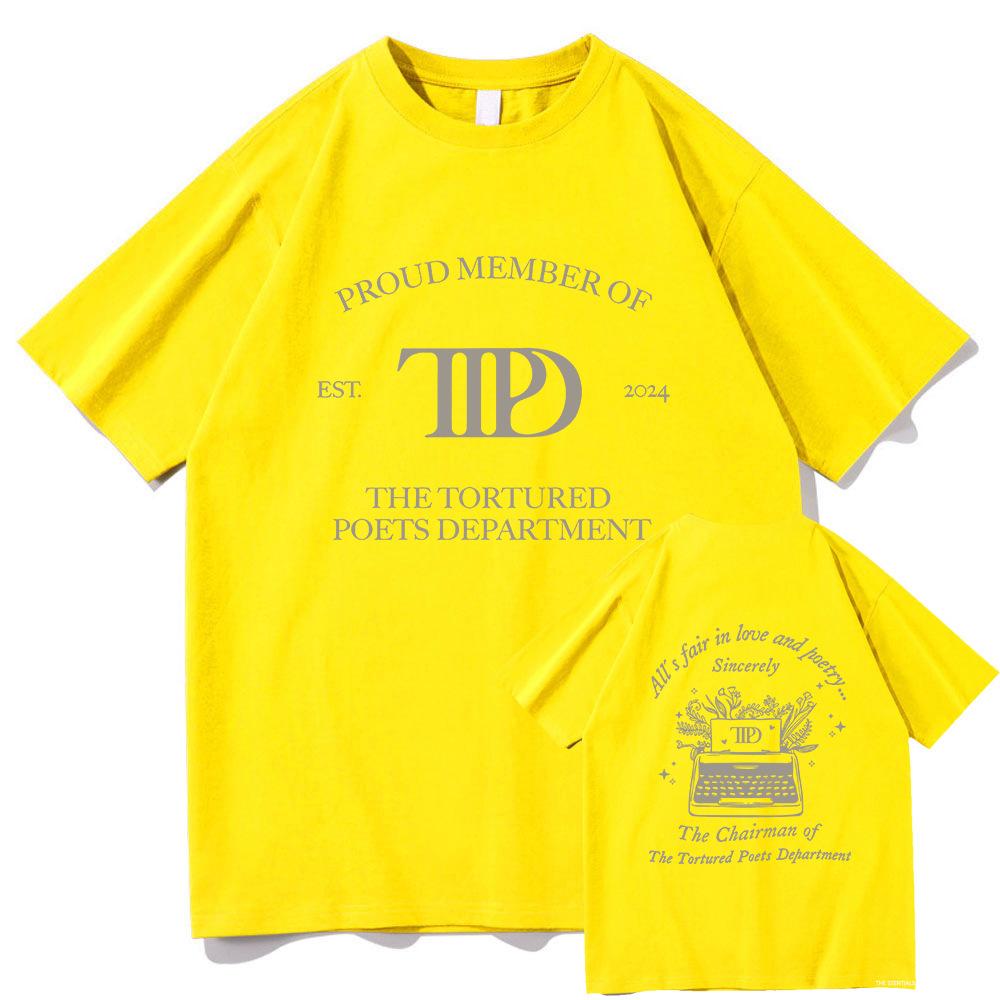 2024 New Album The Tortured Poets Department T Shirt Men Har