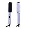 2-in-1 LCD Hair Comb: Negative Ion Straightening & Curling Iron with Anti-Static Technology