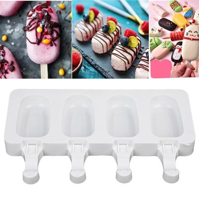 4/8 Cell Magnum Silicone Mold Silicone Ice Cream Mold Popsicle Molds Diy Ice Cream Mould Ice Pop Maker Mould Ice Tray