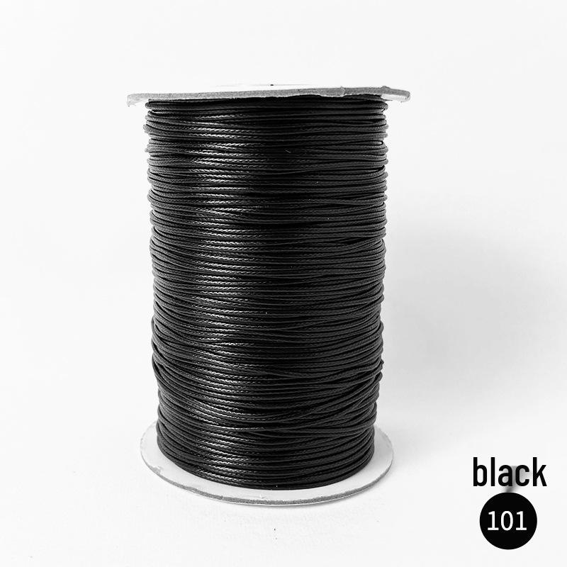 Korean Waxed Thread: Round Cord for Hand Sewing, Leather DIY, and Rope Weaving