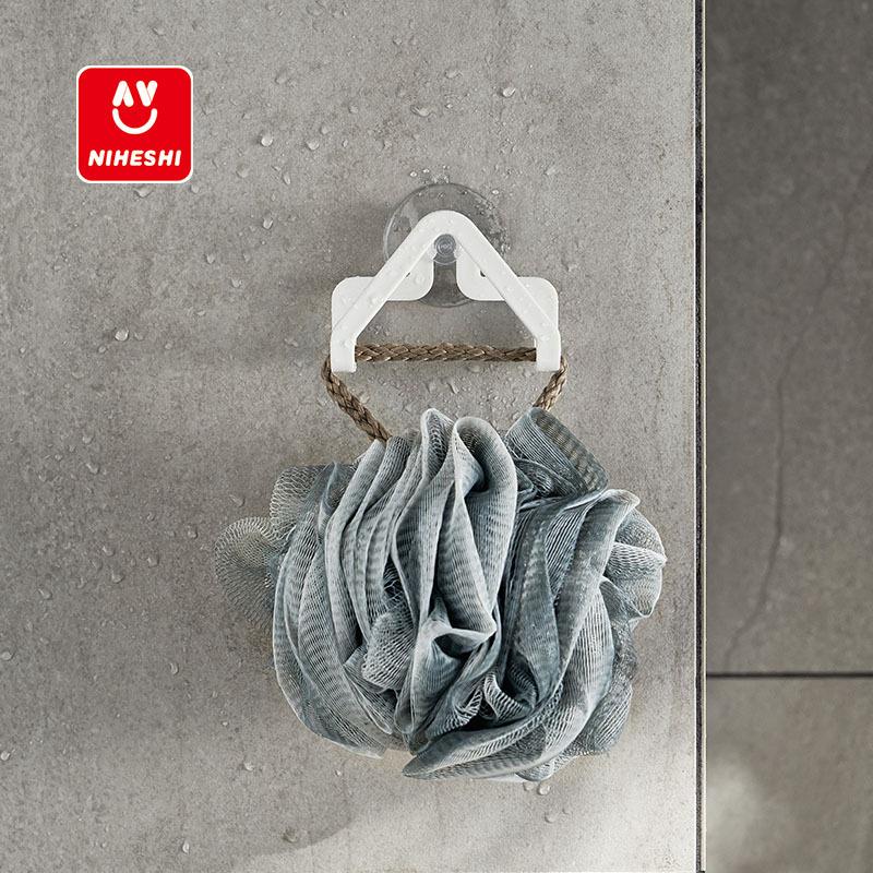 NSH Aquarium Saugnapf Abfluss & Schwammhalter - Multifunktionaler Küchen-/Badezimmer-Organizer.