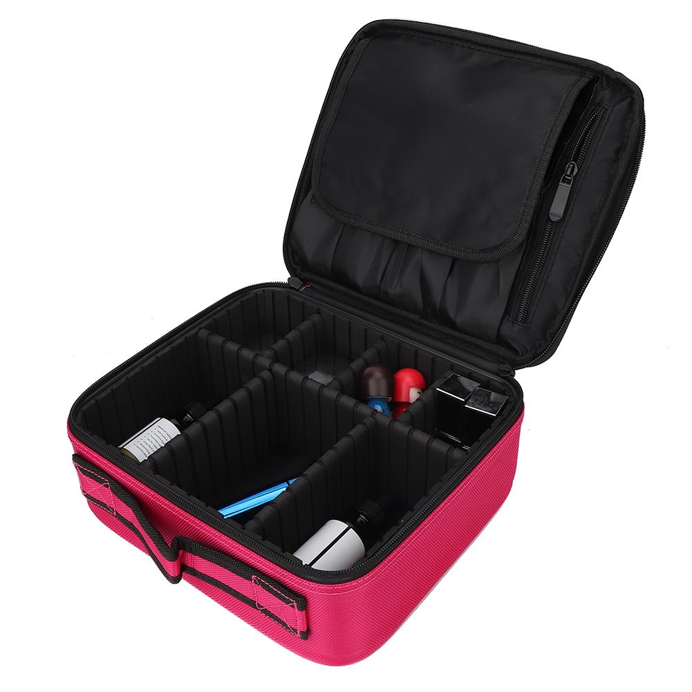 Professioneller Multifunktions-Kosmetik-Make-up-Pinsel Nagelwerkzeug Heimaufbewahrungstasche Etui