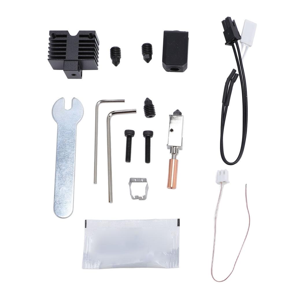 Hotend Kit 0.4mm 0.6mm 0.8mm Hardened Steel Nozzle 3D Printer Hotend Kit for QIDI XPlus3