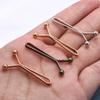Exquisite No-Snag Hijab Clip Alloy High Quality Scarf Buckle with Faux Pearls DIY Sewing Hooks U-Shaped Scarf Clip