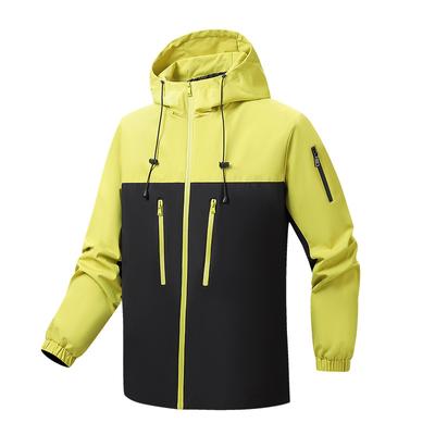 Spring and Autumn Outdoor Sports Jacket Men's and Women's Couple Jacket Color Matching Loose and Skinny