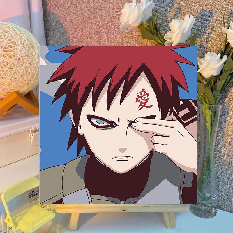 Kit Pittura ad Olio Digitale Anime Demon Slayer Fai da Te per Bambini