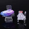 10Pcs Mini Acrylic Stand Easel Clear Mineral Rock Pedestal Holder Coin Watch Support Display Rack for Exhibitions Home Decor