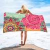 1pc Floral Pattern Beach Towel,Suitable for Seaside,Swimming Pool,Bathroom,Camping Travel,Yoga Fitness Multipurpose Beach Towel