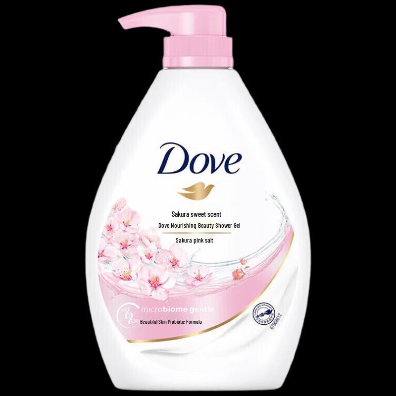 DOVE Cherry Blossom Shower Milk & Shampoo Value Set