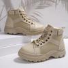 New Plus Size Women's Shoes Martin Boots Women's 2025 New Winter Platform Versatile British Style High Top