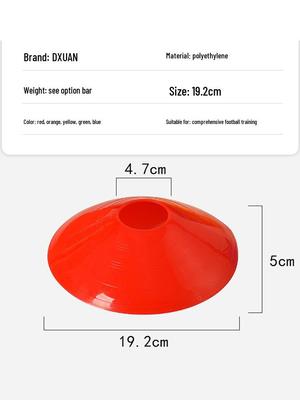 Round Mouth Logo Disc Training Cones for Football and Basketball