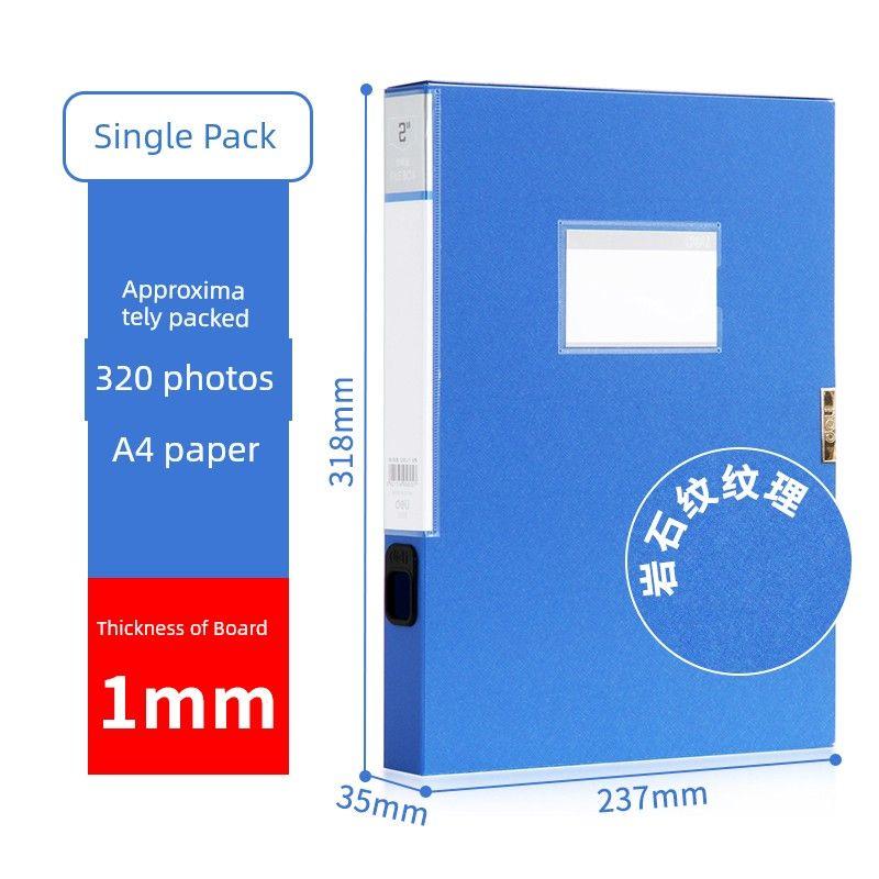 Deli Data Thickened Folder File Box